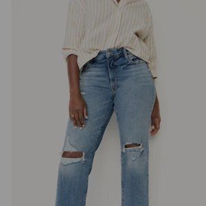 High Waisted OG Loose Jeans - Old Navy - Size 14 - Dahlia